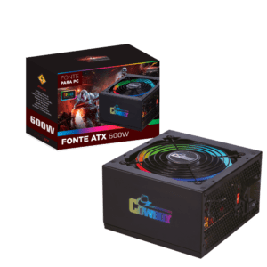 FONTE GAMER 600W 535 RGB